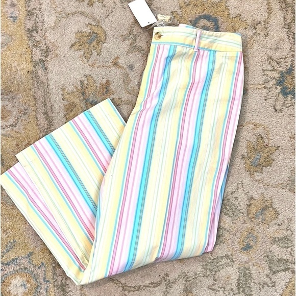 NWT, Tommy Hilfiger, Gorgeous Slimming Vertical Striped Pants, Size 6 - Picture 2 of 10